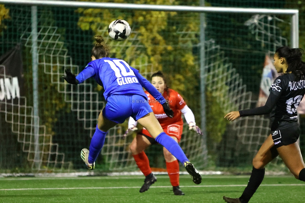 Wiener Sportklub - Sturm Graz Damen
SPORTLAND Niederoesterreich Frauen Cup, Wiener Sportklub - SK Sturm Graz, WSC Trainingszentrum Kunstrasen Wien, 18.11.2023. 

Foto zeigt Andrea Glibo (Sturm Damen)
