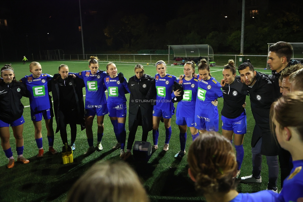 Wiener Sportklub - Sturm Graz Damen
SPORTLAND Niederoesterreich Frauen Cup, Wiener Sportklub - SK Sturm Graz, WSC Trainingszentrum Kunstrasen Wien, 18.11.2023. 

Foto zeigt die Mannschaft der Sturm Damen
