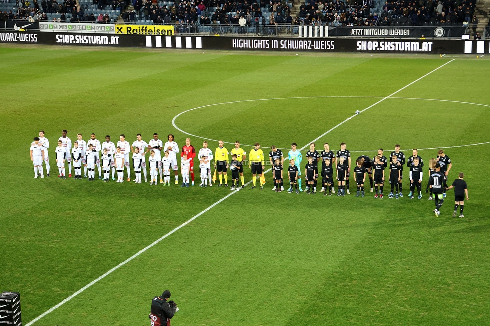 Sturm Graz - Austria Lustenau
Oesterreichische Fussball Bundesliga, 15. Runde, SK Sturm Graz - SC Austria Lustenau,  Stadion Liebenau Graz, 25.112023. 

Foto zeigt Fans von Sturm
