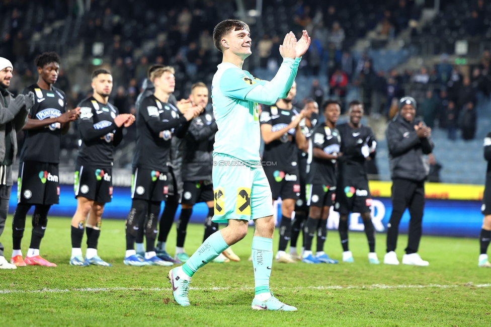 Sturm Graz - Austria Lustenau
Oesterreichische Fussball Bundesliga, 15. Runde, SK Sturm Graz - SC Austria Lustenau,  Stadion Liebenau Graz, 25.112023. 

Foto zeigt Luka Maric (Sturm)
