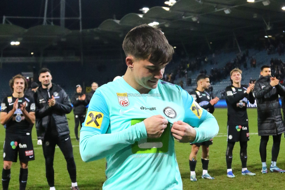 Sturm Graz - Austria Lustenau
Oesterreichische Fussball Bundesliga, 15. Runde, SK Sturm Graz - SC Austria Lustenau,  Stadion Liebenau Graz, 25.112023. 

Foto zeigt Luka Maric (Sturm)
