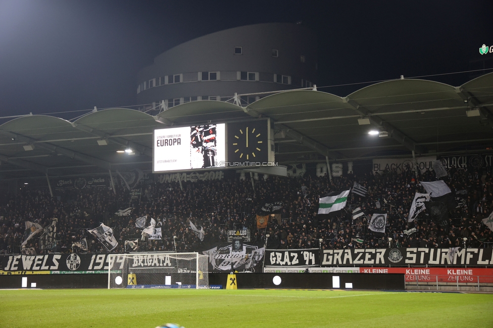 Sturm Graz - Altach
Oesterreichische Fussball Bundesliga, 17. Runde, SK Sturm Graz - SC Rheindorf Altach,  Stadion Liebenau Graz, 10.12.2023. 

Foto zeigt Fans von Sturm
