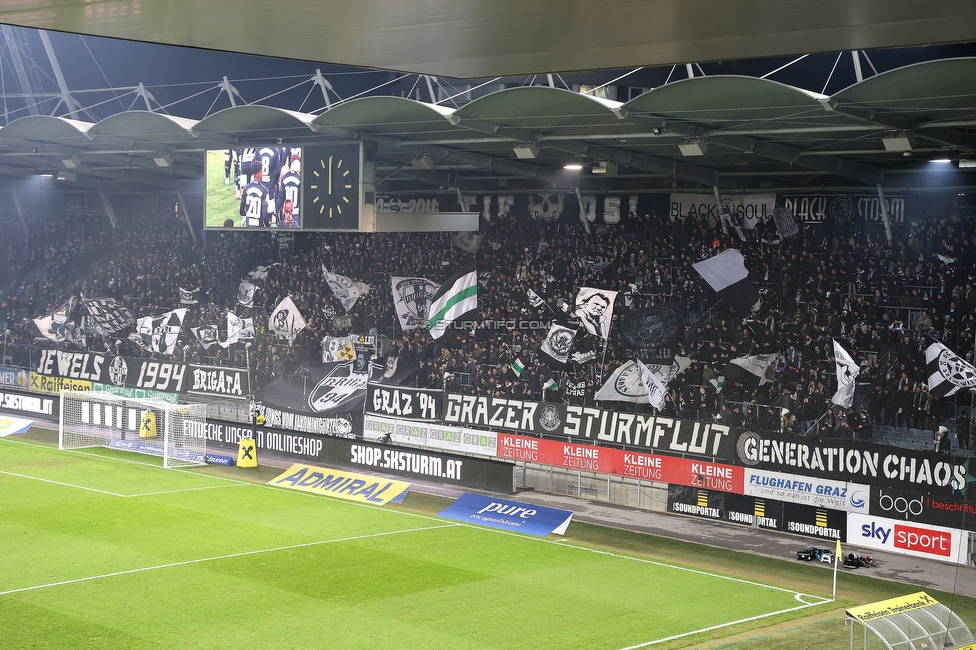 Sturm Graz - Altach
Oesterreichische Fussball Bundesliga, 17. Runde, SK Sturm Graz - SC Rheindorf Altach,  Stadion Liebenau Graz, 10.12.2023. 

Foto zeigt Fans von Sturm
