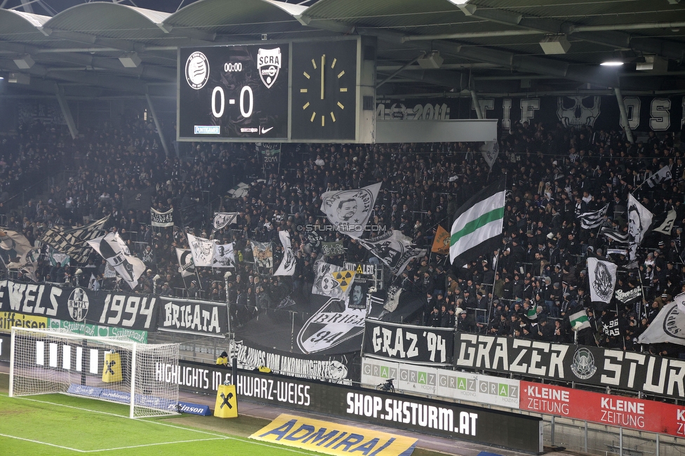 Sturm Graz - Altach
Oesterreichische Fussball Bundesliga, 17. Runde, SK Sturm Graz - SC Rheindorf Altach,  Stadion Liebenau Graz, 10.12.2023. 

Foto zeigt Fans von Sturm
