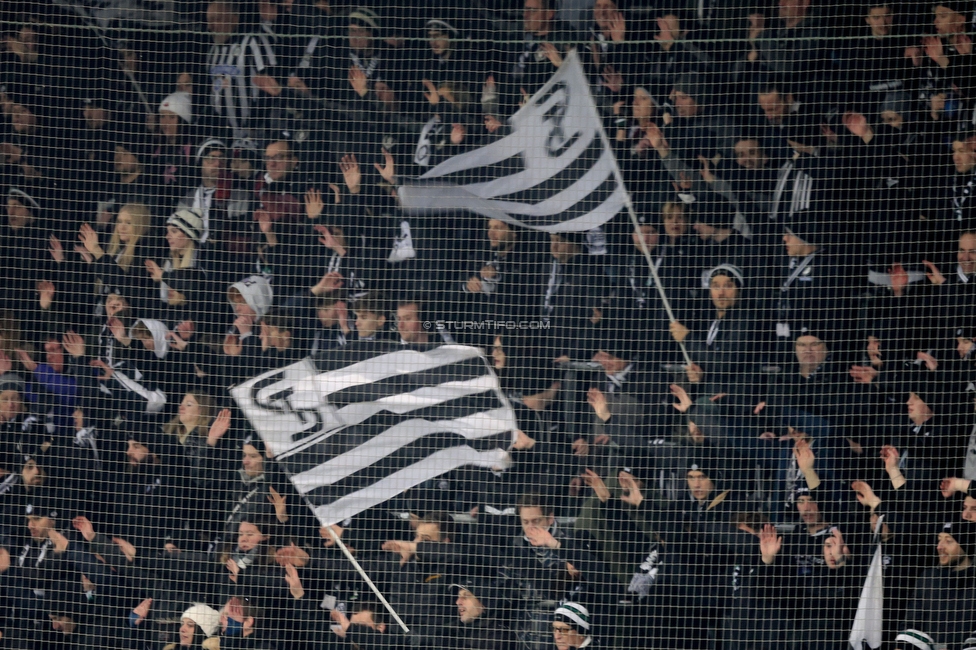 Sturm Graz - Altach
Oesterreichische Fussball Bundesliga, 17. Runde, SK Sturm Graz - SC Rheindorf Altach,  Stadion Liebenau Graz, 10.12.2023. 

Foto zeigt Fans von Sturm
