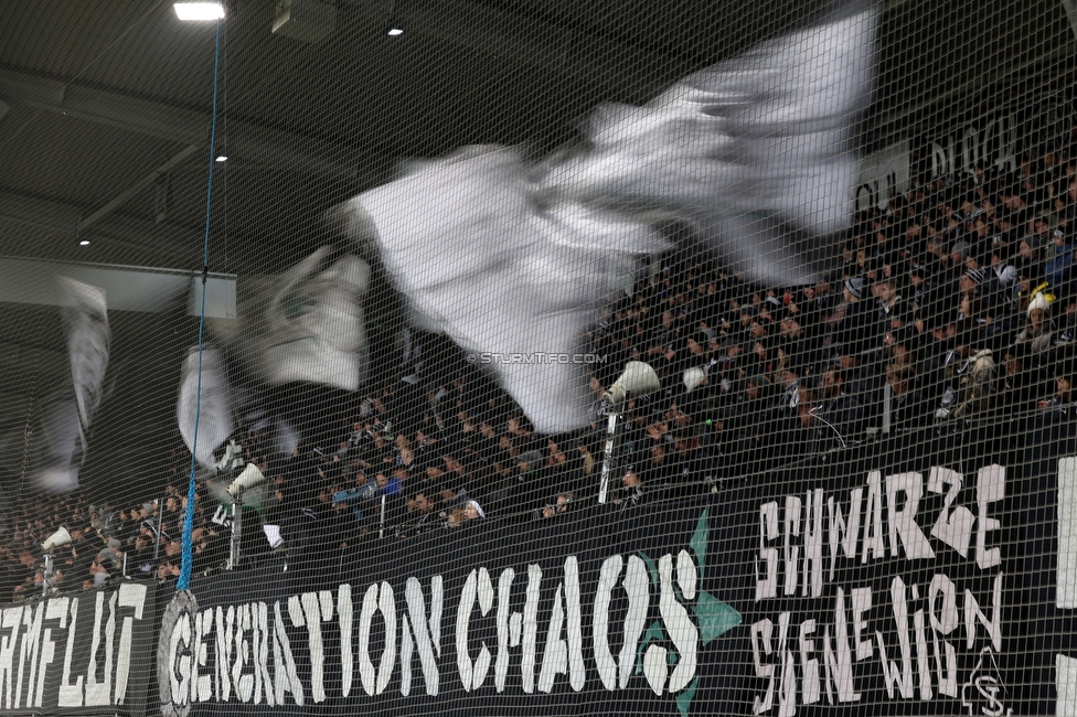 Sturm Graz - Altach
Oesterreichische Fussball Bundesliga, 17. Runde, SK Sturm Graz - SC Rheindorf Altach,  Stadion Liebenau Graz, 10.12.2023. 

Foto zeigt Fans von Sturm
Schlüsselwörter: generationchaos