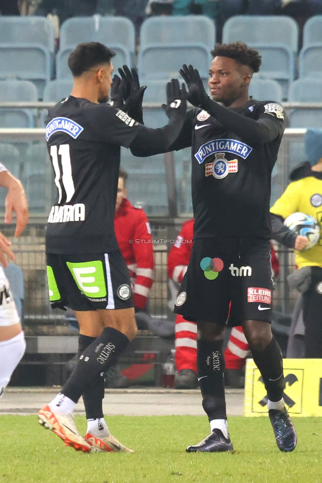 Sturm Graz - Altach
Oesterreichische Fussball Bundesliga, 17. Runde, SK Sturm Graz - SC Rheindorf Altach, Stadion Liebenau Graz, 10.12.2023. 

Foto zeigt Seedyahmed Tijan Jatta (Sturm)
