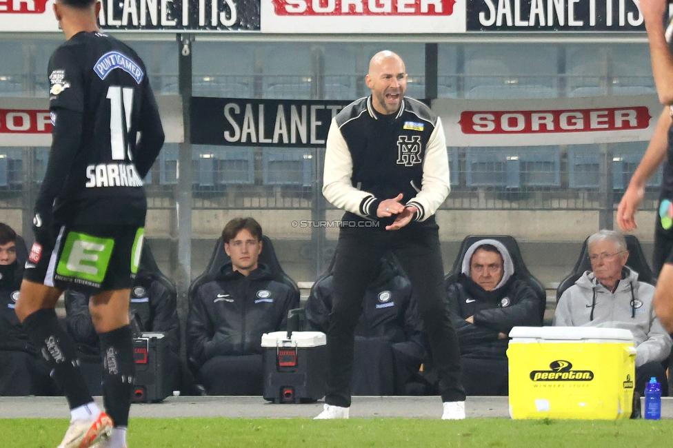 Sturm Graz - Altach
Oesterreichische Fussball Bundesliga, 17. Runde, SK Sturm Graz - SC Rheindorf Altach, Stadion Liebenau Graz, 10.12.2023. 

Foto zeigt Christian Ilzer (Cheftrainer Sturm)
