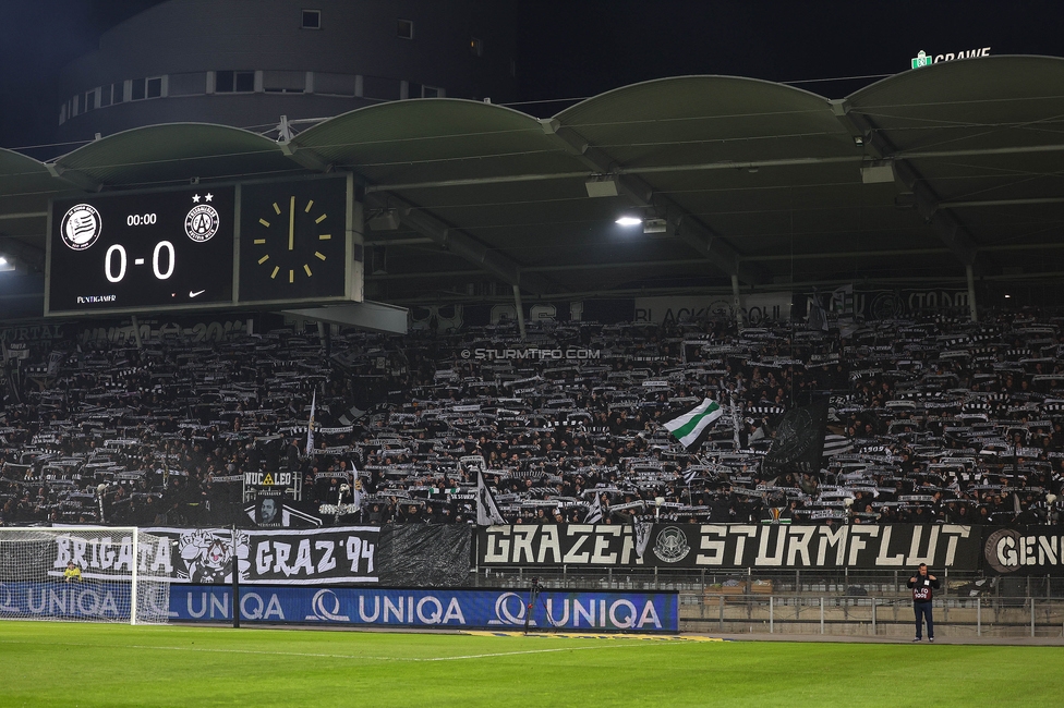 Sturm Graz - Austria Wien
OEFB Cup, 4. Runde, SK Sturm Graz - FK Austria Wien, Stadion Liebenau Graz, 02.02.2024. 

Foto zeigt Fans von Sturm
