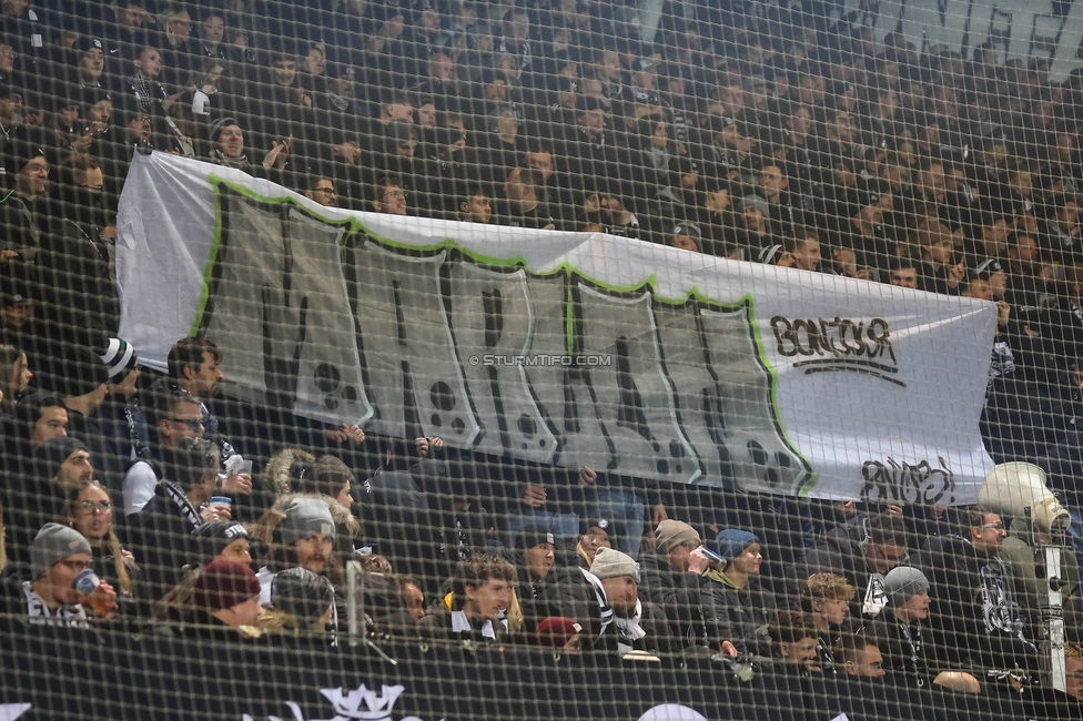 Sturm Graz - Austria Wien
OEFB Cup, 4. Runde, SK Sturm Graz - FK Austria Wien, Stadion Liebenau Graz, 02.02.2024. 

Foto zeigt Fans von Sturm
