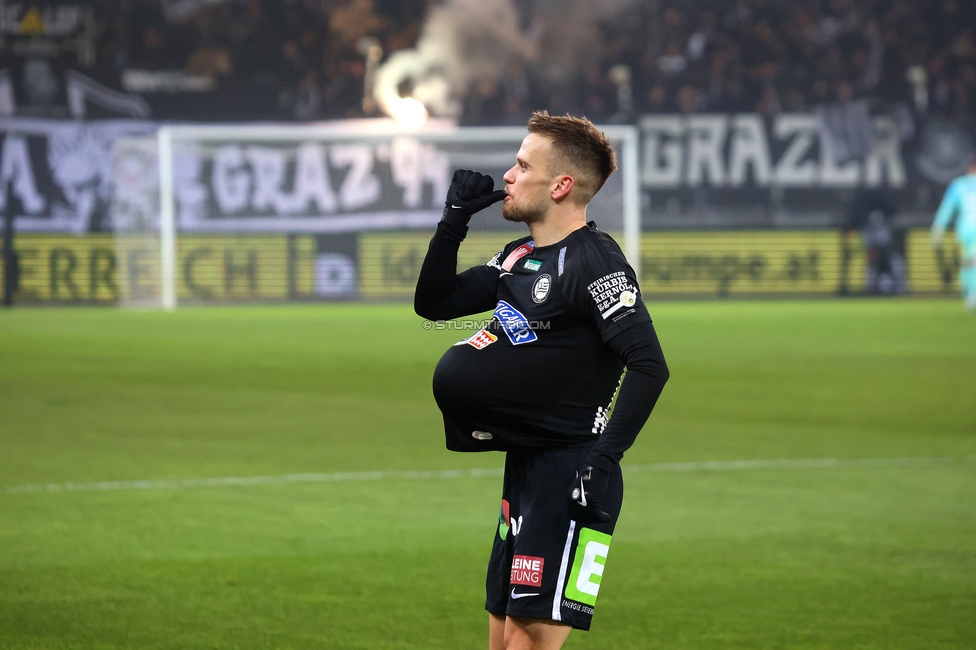 Sturm Graz - Austria Wien
OEFB Cup, 4. Runde, SK Sturm Graz - FK Austria Wien, Stadion Liebenau Graz, 02.02.2024. 

Foto zeigt Tomi Horvat (Sturm)
