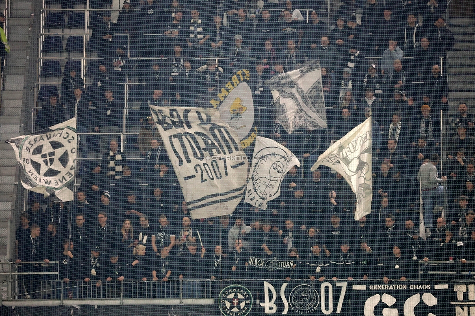 RB Salzburg - Sturm Graz
Oesterreichische Fussball Bundesliga, 18. Runde, FC RB Salzburg - SK Sturm Graz, Stadion Wals-Siezenheim, 09.02.2024. 

Foto zeigt Fans von Sturm
