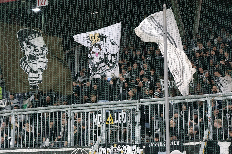 RB Salzburg - Sturm Graz
Oesterreichische Fussball Bundesliga, 18. Runde, FC RB Salzburg - SK Sturm Graz, Stadion Wals-Siezenheim, 09.02.2024. 

Foto zeigt Fans von Sturm
Schlüsselwörter: brigata