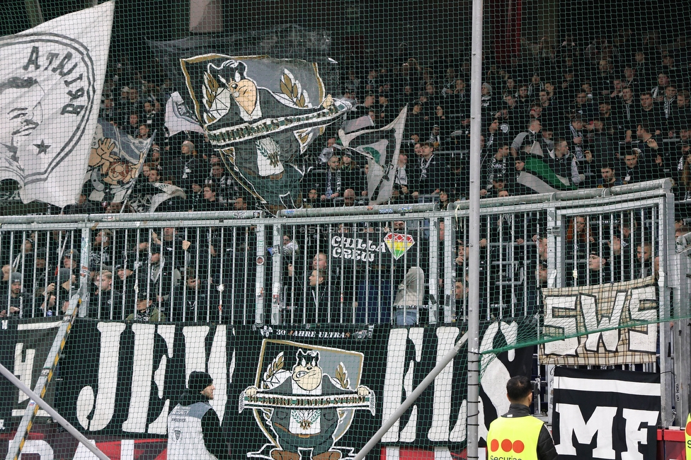 RB Salzburg - Sturm Graz
Oesterreichische Fussball Bundesliga, 18. Runde, FC RB Salzburg - SK Sturm Graz, Stadion Wals-Siezenheim, 09.02.2024. 

Foto zeigt Fans von Sturm
Schlüsselwörter: jewels