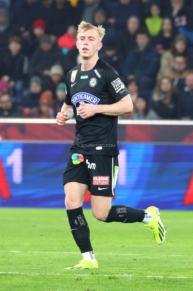 RB Salzburg - Sturm Graz
Oesterreichische Fussball Bundesliga, 18. Runde, FC RB Salzburg - SK Sturm Graz, Stadion Wals-Siezenheim, 09.02.2024. 

Foto zeigt Mika Biereth (Sturm)
