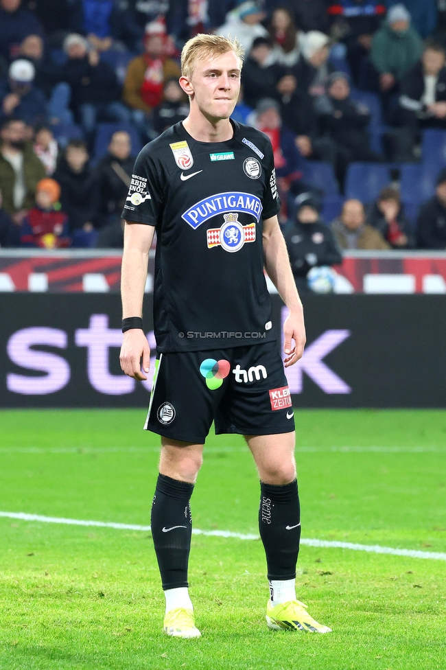 RB Salzburg - Sturm Graz
Oesterreichische Fussball Bundesliga, 18. Runde, FC RB Salzburg - SK Sturm Graz, Stadion Wals-Siezenheim, 09.02.2024. 

Foto zeigt Mika Biereth (Sturm)
