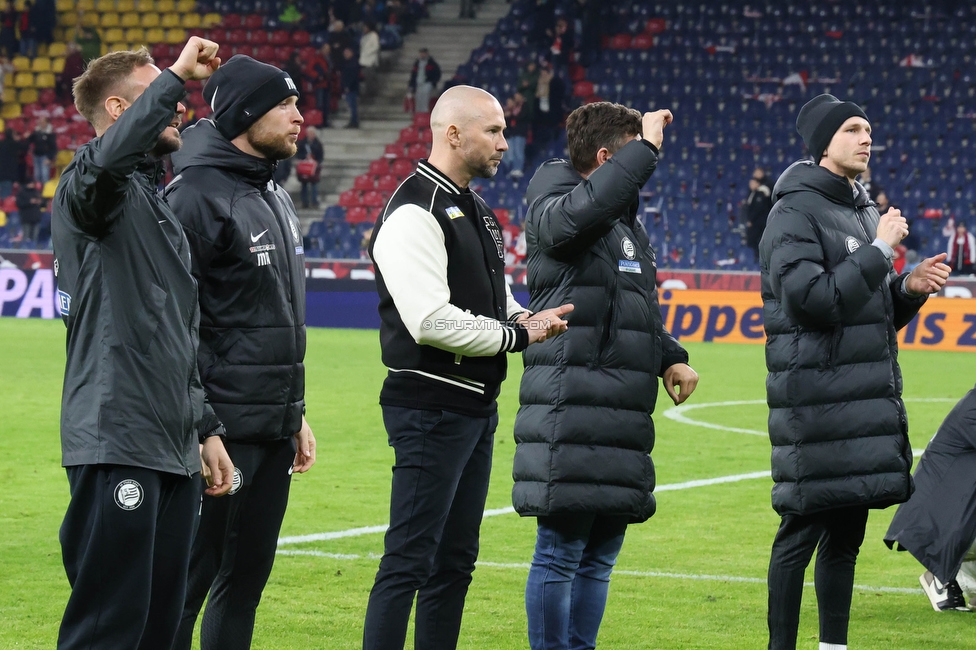 RB Salzburg - Sturm Graz
Oesterreichische Fussball Bundesliga, 18. Runde, FC RB Salzburg - SK Sturm Graz, Stadion Wals-Siezenheim, 09.02.2024. 

Foto zeigt Christian Ilzer (Cheftrainer Sturm)
