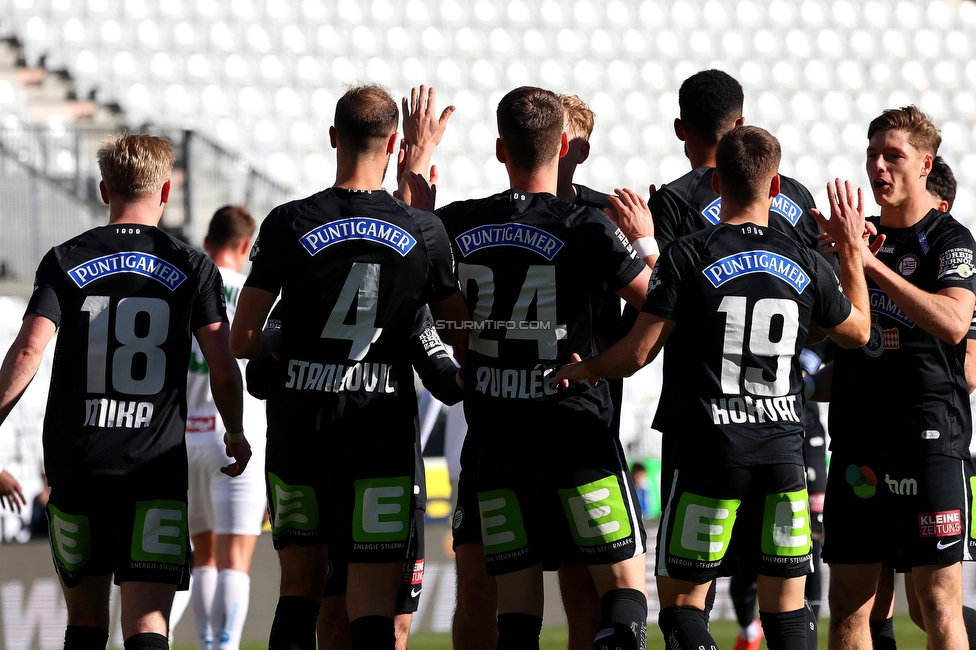 WSG Tirol - Sturm Graz
Oesterreichische Fussball Bundesliga, 20. Runde, WSG Tirol - SK Sturm Graz, Tivoli Neu Innsbruck, 25.02.2024. 

Foto zeigt Jon Gorenc-Stankovic (Sturm)
Schlüsselwörter: torjubel