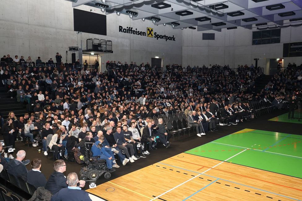 Sturm Generalversammlung
SK Sturm Graz Generalversammlung, Raiffeisen Sportpark Graz, 28.02.2024.

Foto zeigt Mitglieder
