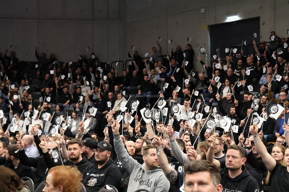 Sturm Generalversammlung
SK Sturm Graz Generalversammlung, Raiffeisen Sportpark Graz, 28.02.2024.

Foto zeigt Mitglieder
