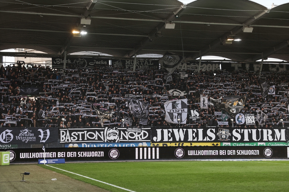 Sturm Graz - Wolfsberg
Oesterreichische Fussball Bundesliga, 21. Runde, SK Sturm Graz - Wolfsberger AC, Stadion Liebenau Graz, 03.03.2024. 

Foto zeigt Fans von Sturm
