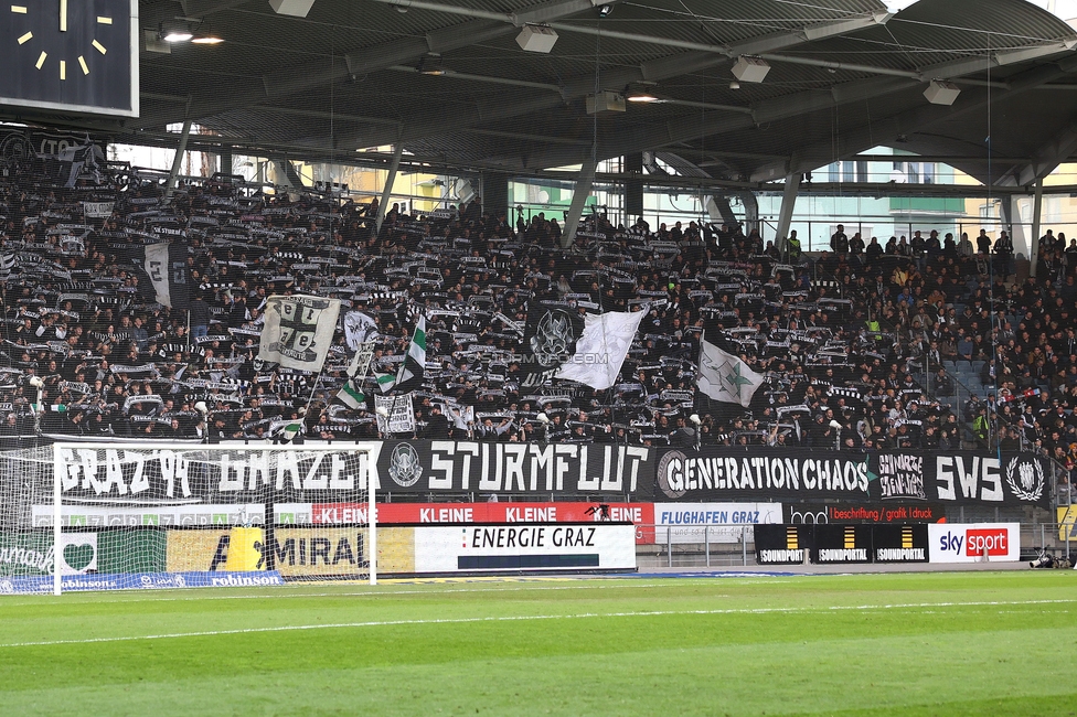 Sturm Graz - Wolfsberg
Oesterreichische Fussball Bundesliga, 21. Runde, SK Sturm Graz - Wolfsberger AC, Stadion Liebenau Graz, 03.03.2024. 

Foto zeigt Fans von Sturm
