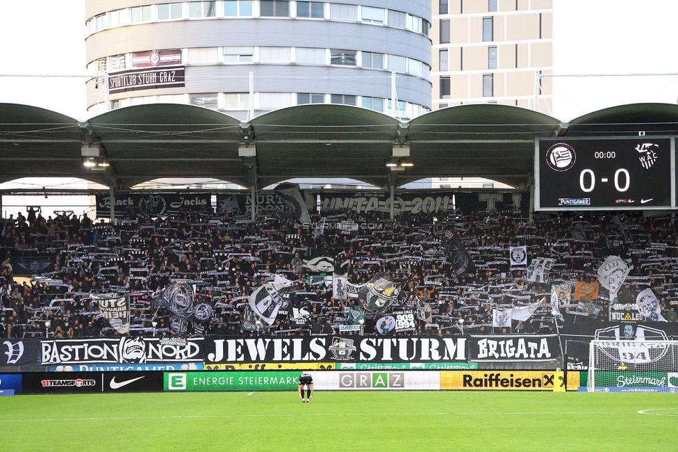 Sturm Graz - Wolfsberg
Oesterreichische Fussball Bundesliga, 21. Runde, SK Sturm Graz - Wolfsberger AC, Stadion Liebenau Graz, 03.03.2024. 

Foto zeigt Fans von Sturm
