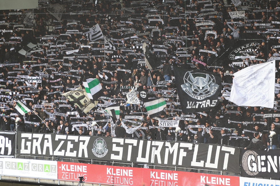 Sturm Graz - Wolfsberg
Oesterreichische Fussball Bundesliga, 21. Runde, SK Sturm Graz - Wolfsberger AC, Stadion Liebenau Graz, 03.03.2024. 

Foto zeigt Fans von Sturm
