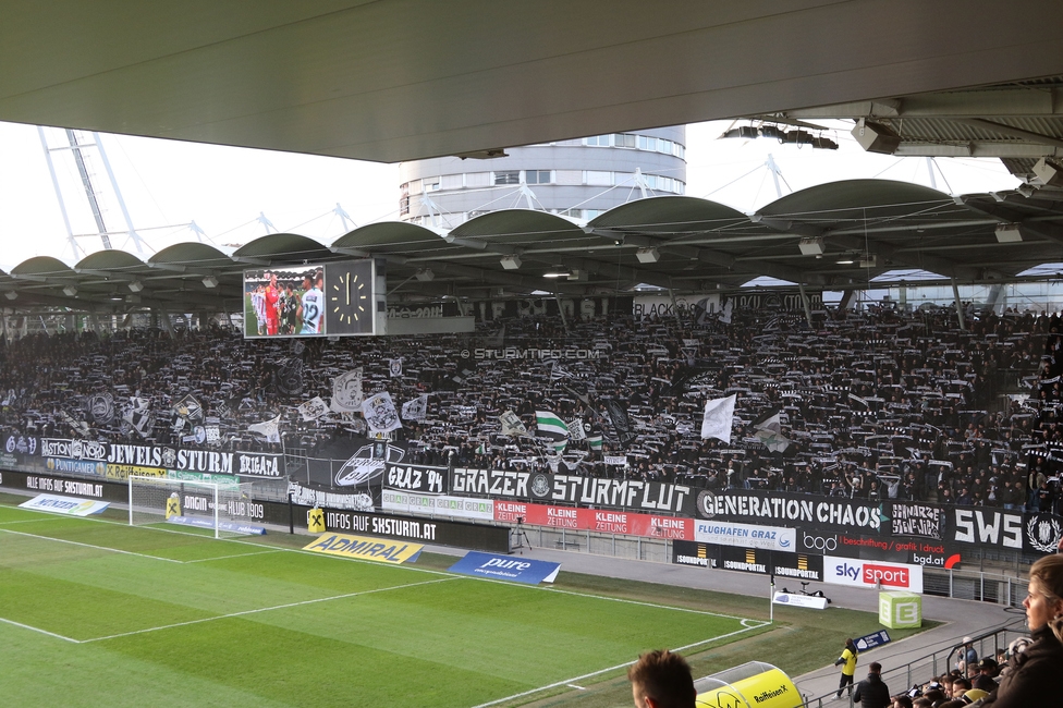 Sturm Graz - Wolfsberg
Oesterreichische Fussball Bundesliga, 21. Runde, SK Sturm Graz - Wolfsberger AC, Stadion Liebenau Graz, 03.03.2024. 

Foto zeigt Fans von Sturm
