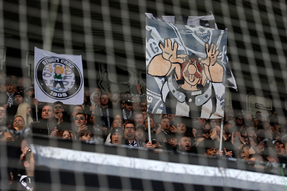 Sturm Graz - Wolfsberg
Oesterreichische Fussball Bundesliga, 21. Runde, SK Sturm Graz - Wolfsberger AC, Stadion Liebenau Graz, 03.03.2024. 

Foto zeigt Fans von Sturm
