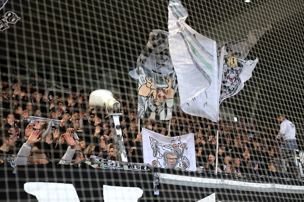 Sturm Graz - Wolfsberg
Oesterreichische Fussball Bundesliga, 21. Runde, SK Sturm Graz - Wolfsberger AC, Stadion Liebenau Graz, 03.03.2024. 

Foto zeigt Fans von Sturm
