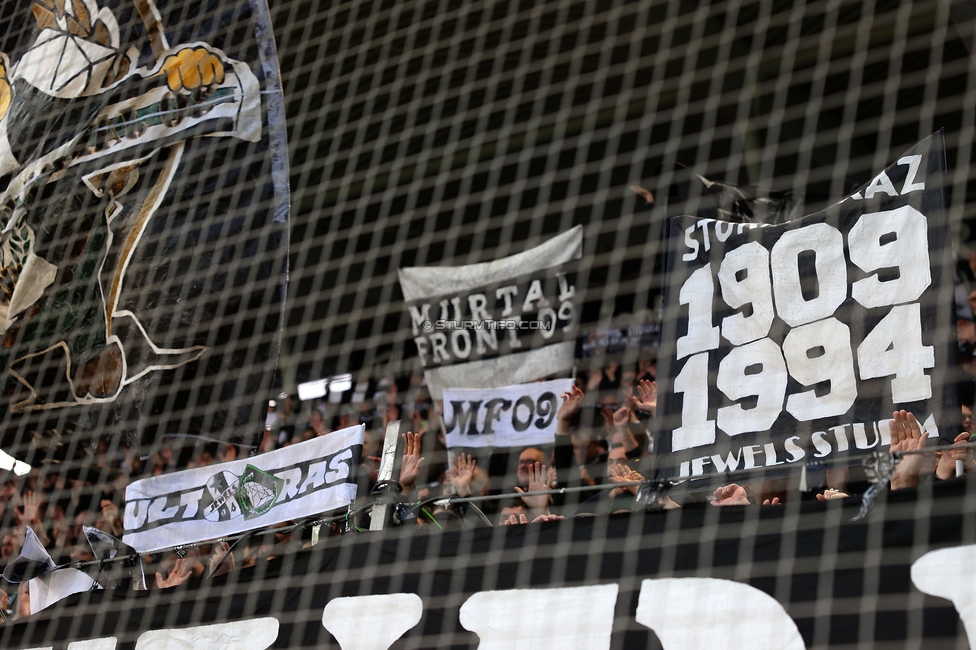 Sturm Graz - Wolfsberg
Oesterreichische Fussball Bundesliga, 21. Runde, SK Sturm Graz - Wolfsberger AC, Stadion Liebenau Graz, 03.03.2024. 

Foto zeigt Fans von Sturm
