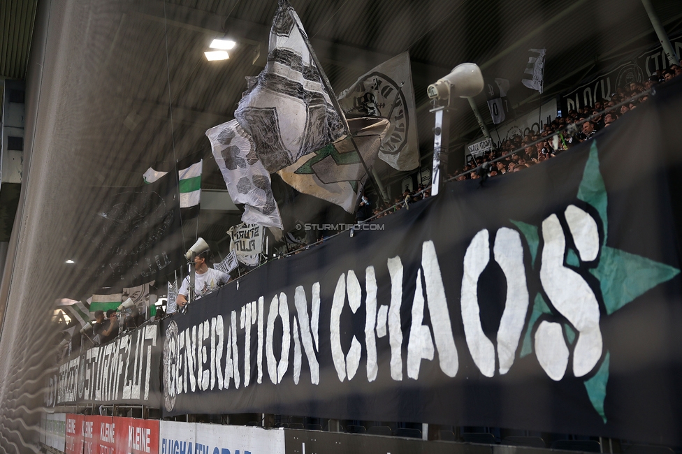 Sturm Graz - Wolfsberg
Oesterreichische Fussball Bundesliga, 21. Runde, SK Sturm Graz - Wolfsberger AC, Stadion Liebenau Graz, 03.03.2024. 

Foto zeigt Fans von Sturm
