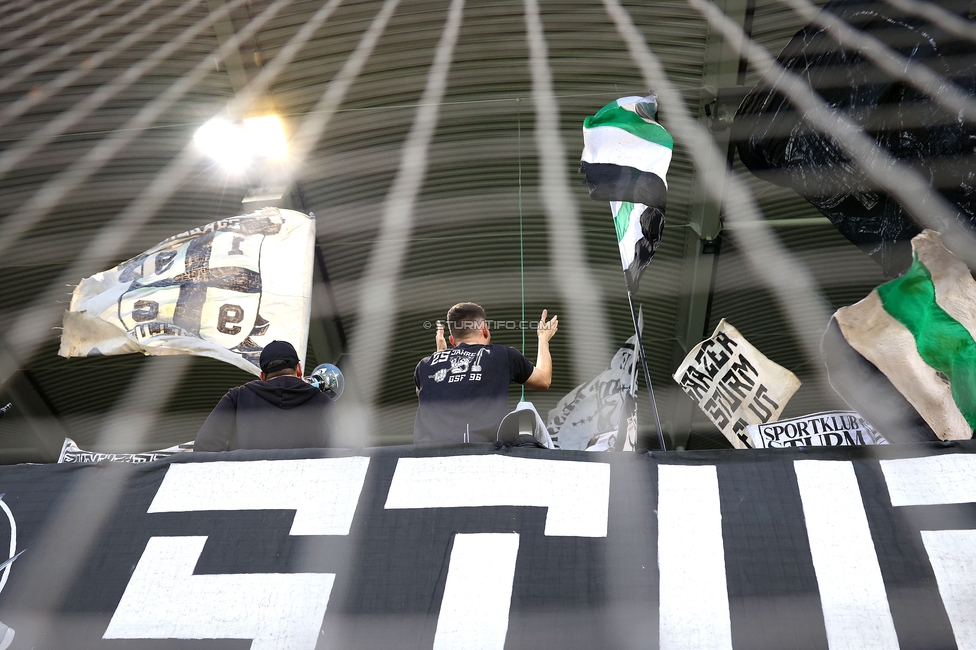 Sturm Graz - Wolfsberg
Oesterreichische Fussball Bundesliga, 21. Runde, SK Sturm Graz - Wolfsberger AC, Stadion Liebenau Graz, 03.03.2024. 

Foto zeigt Fans von Sturm
