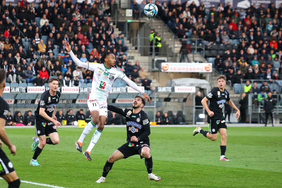 Sturm Graz - Wolfsberg
Oesterreichische Fussball Bundesliga, 21. Runde, SK Sturm Graz - Wolfsberger AC, Stadion Liebenau Graz, 03.03.2024. 

Foto zeigt Otar Kiteishvili (Sturm)
