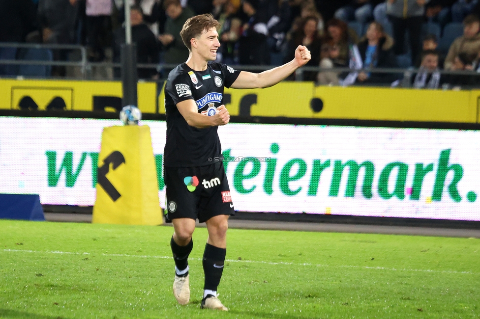 Sturm Graz - Wolfsberg
Oesterreichische Fussball Bundesliga, 21. Runde, SK Sturm Graz - Wolfsberger AC, Stadion Liebenau Graz, 03.03.2024. 

Foto zeigt David Affengruber (Sturm)
