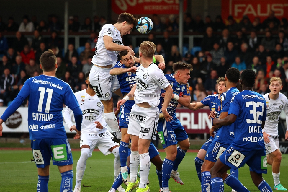 Hartberg - Sturm Graz
Oesterreichische Fussball Bundesliga, 22. Runde, TSV Hartberg - SK Sturm Graz, Arena Hartberg, 10.03.2024. 

Foto zeigt David Affengruber (Sturm)
