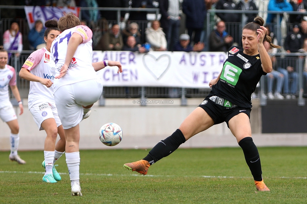 Sturm Graz - Austria Wien
SPORTLAND Niederoesterreich Frauen Cup, SK Sturm Graz - FK Austria Wien, Trainingszentrum Messendorf Graz, 10.03.2024. 

Foto zeigt Ruzika Krajinovic (Sturm Damen)
