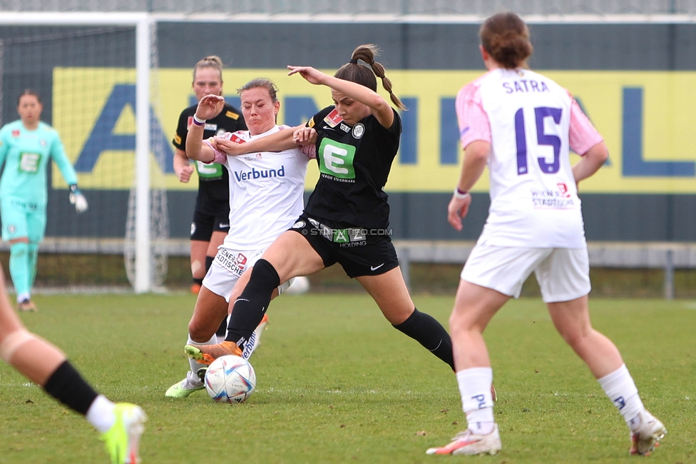 Sturm Graz - Austria Wien
SPORTLAND Niederoesterreich Frauen Cup, SK Sturm Graz - FK Austria Wien, Trainingszentrum Messendorf Graz, 10.03.2024. 

Foto zeigt Ruzika Krajinovic (Sturm Damen)
