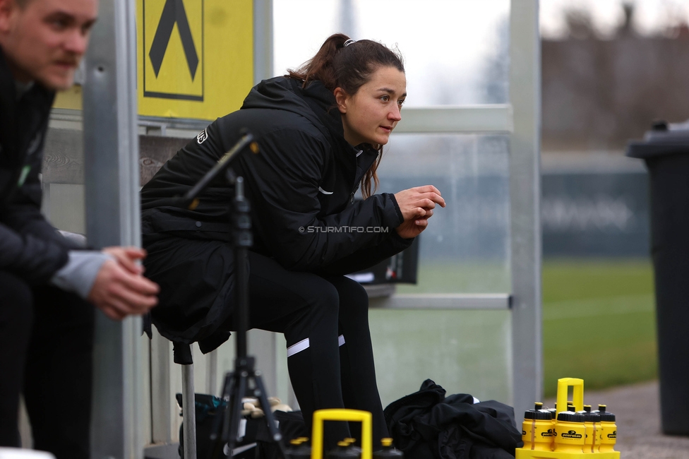 Sturm Graz - Austria Wien
SPORTLAND Niederoesterreich Frauen Cup, SK Sturm Graz - FK Austria Wien, Trainingszentrum Messendorf Graz, 10.03.2024. 

Foto zeigt Vanessa Gritzner (Sturm Damen)
