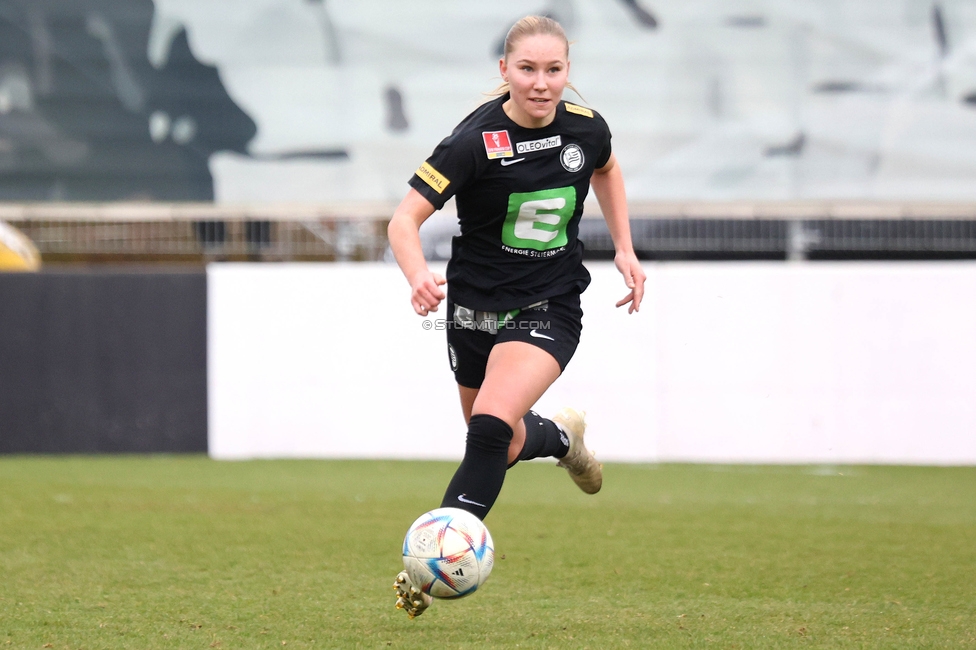 Sturm Graz - Austria Wien
SPORTLAND Niederoesterreich Frauen Cup, SK Sturm Graz - FK Austria Wien, Trainingszentrum Messendorf Graz, 10.03.2024. 

Foto zeigt Anna Wirnsberger (Sturm Damen)
