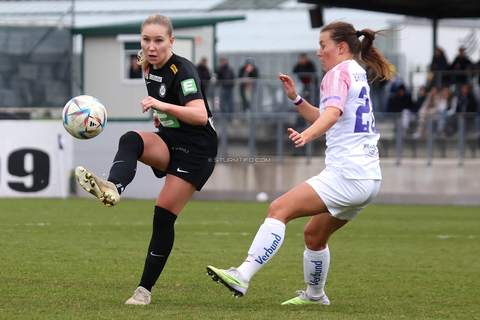 Sturm Graz - Austria Wien
SPORTLAND Niederoesterreich Frauen Cup, SK Sturm Graz - FK Austria Wien, Trainingszentrum Messendorf Graz, 10.03.2024. 

Foto zeigt Anna Wirnsberger (Sturm Damen)
