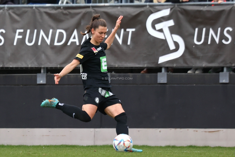 Sturm Graz - Austria Wien
SPORTLAND Niederoesterreich Frauen Cup, SK Sturm Graz - FK Austria Wien, Trainingszentrum Messendorf Graz, 10.03.2024. 

Foto zeigt Stefanie Grossgasteiger (Sturm Damen)
