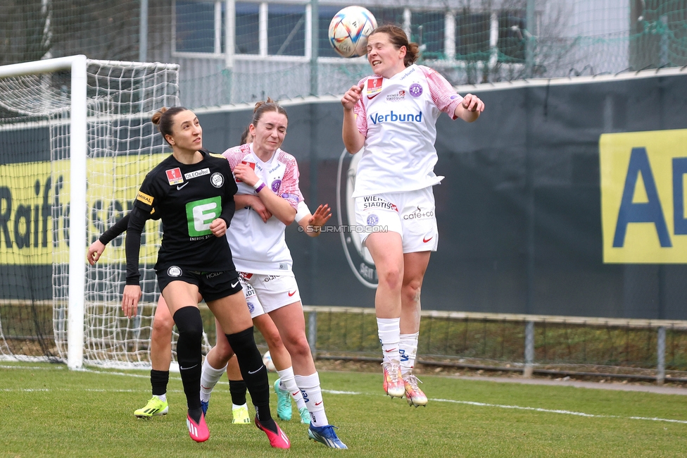 Sturm Graz - Austria Wien
SPORTLAND Niederoesterreich Frauen Cup, SK Sturm Graz - FK Austria Wien, Trainingszentrum Messendorf Graz, 10.03.2024. 

Foto zeigt Andrea Glibo (Sturm Damen)
