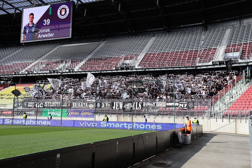 Austria Klagenfurt - Sturm Graz
Oesterreichische Fussball Bundesliga, 23. Runde, SK Austria Klagenfurt - SK Sturm Graz, Wörthersee Stadion Klagenfurt, 17.03.2024. 

Foto zeigt Fans von Sturm
Schlüsselwörter: schals