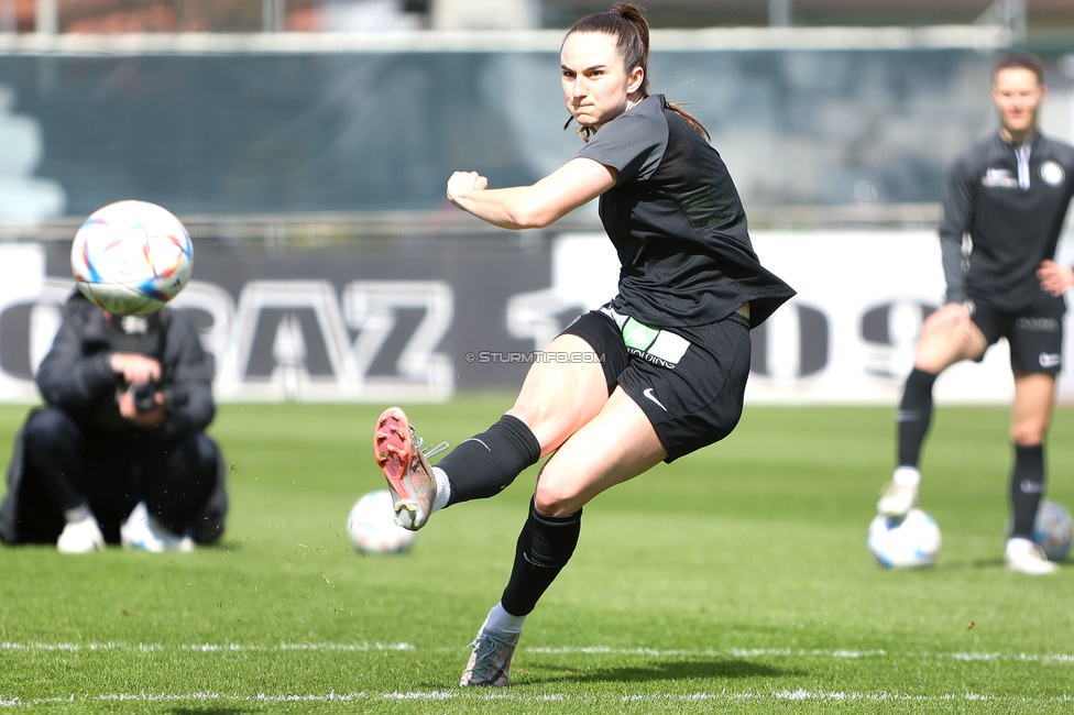 Sturm Damen - Altach
OEFB Frauen Bundesliga, 11. Runde, SK Sturm Graz Damen - SPG SCR Altach FFC Vorderland, Trainingszentrum Messendorf, 24.03.2024. 

Foto zeigt Linda Mittermair (Sturm Damen)
