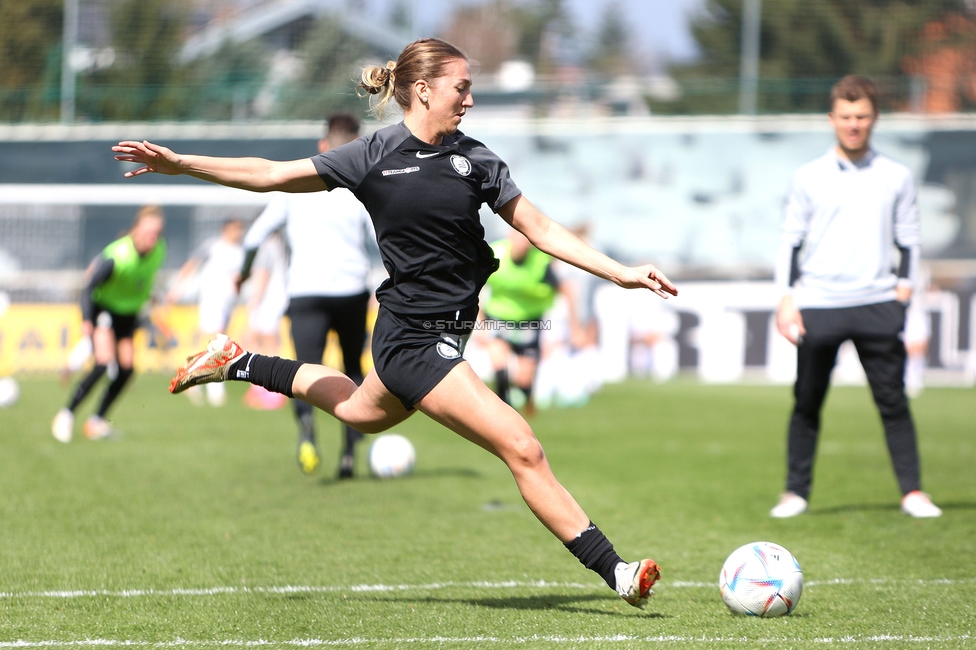 Sturm Damen - Altach
OEFB Frauen Bundesliga, 11. Runde, SK Sturm Graz Damen - SPG SCR Altach FFC Vorderland, Trainingszentrum Messendorf, 24.03.2024. 

Foto zeigt Modesta Uka (Sturm Damen)
