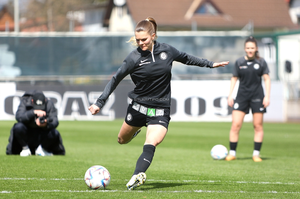 Sturm Damen - Altach
OEFB Frauen Bundesliga, 11. Runde, SK Sturm Graz Damen - SPG SCR Altach FFC Vorderland, Trainingszentrum Messendorf, 24.03.2024. 

Foto zeigt Elena Koessler (Sturm Damen)
