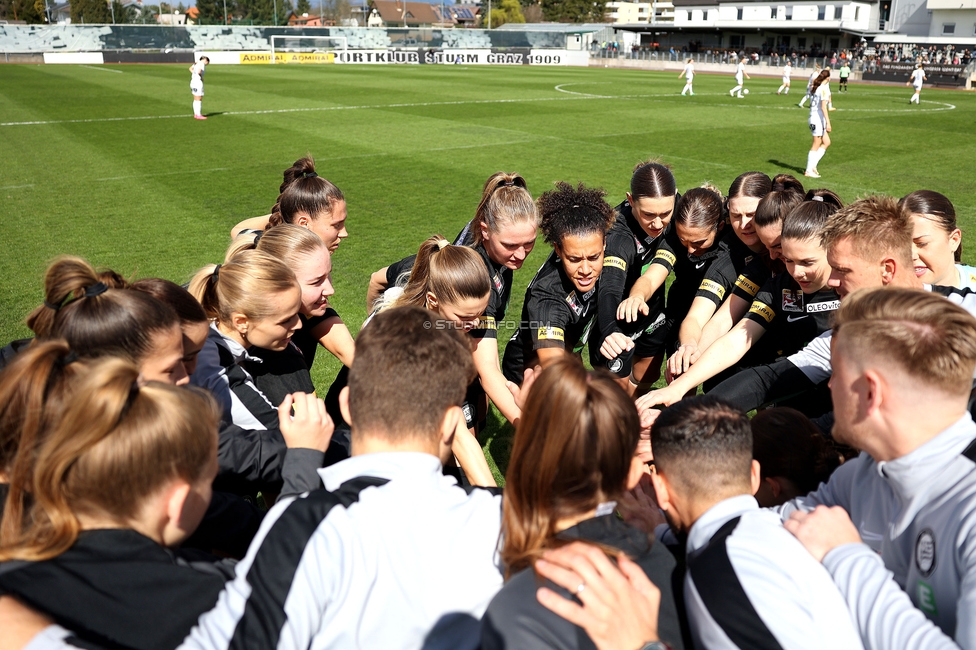 Sturm Damen - Altach
OEFB Frauen Bundesliga, 11. Runde, SK Sturm Graz Damen - SPG SCR Altach FFC Vorderland, Trainingszentrum Messendorf, 24.03.2024. 

Foto zeigt die Mannschaft der Sturm Damen
