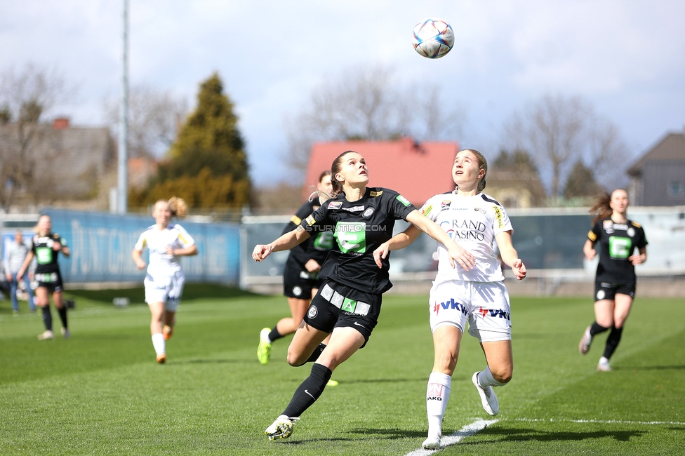 Sturm Damen - Altach
OEFB Frauen Bundesliga, 11. Runde, SK Sturm Graz Damen - SPG SCR Altach FFC Vorderland, Trainingszentrum Messendorf, 24.03.2024. 

Foto zeigt Elena Koessler (Sturm Damen)
